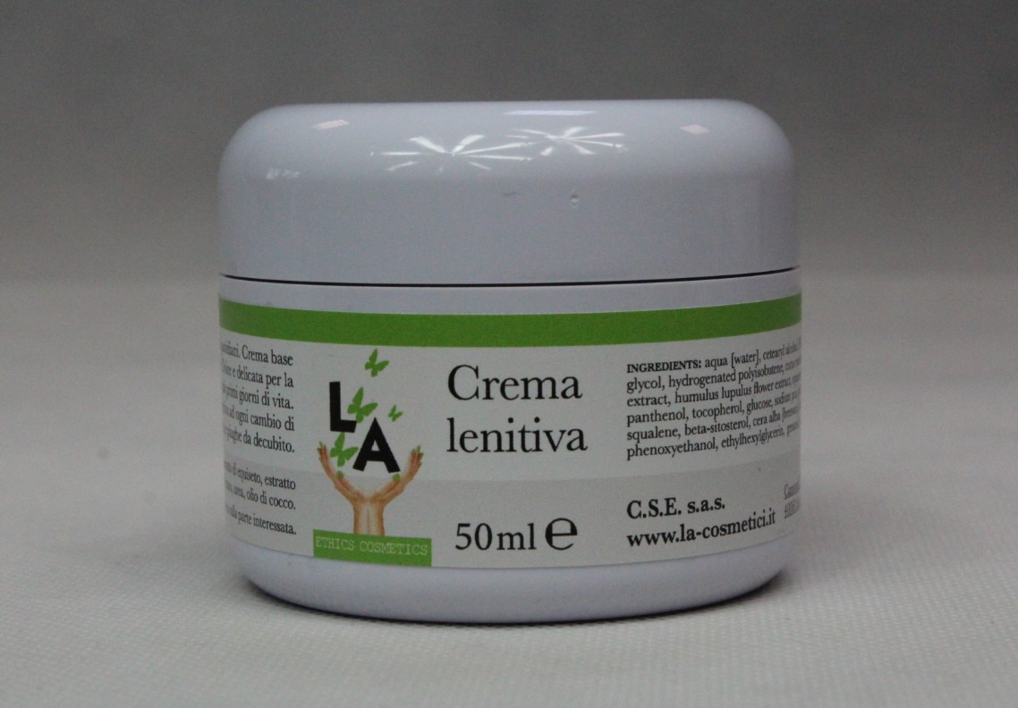 scheda LA cosmetici crema lenitiva scheda LA cosmetici crema lenitiva