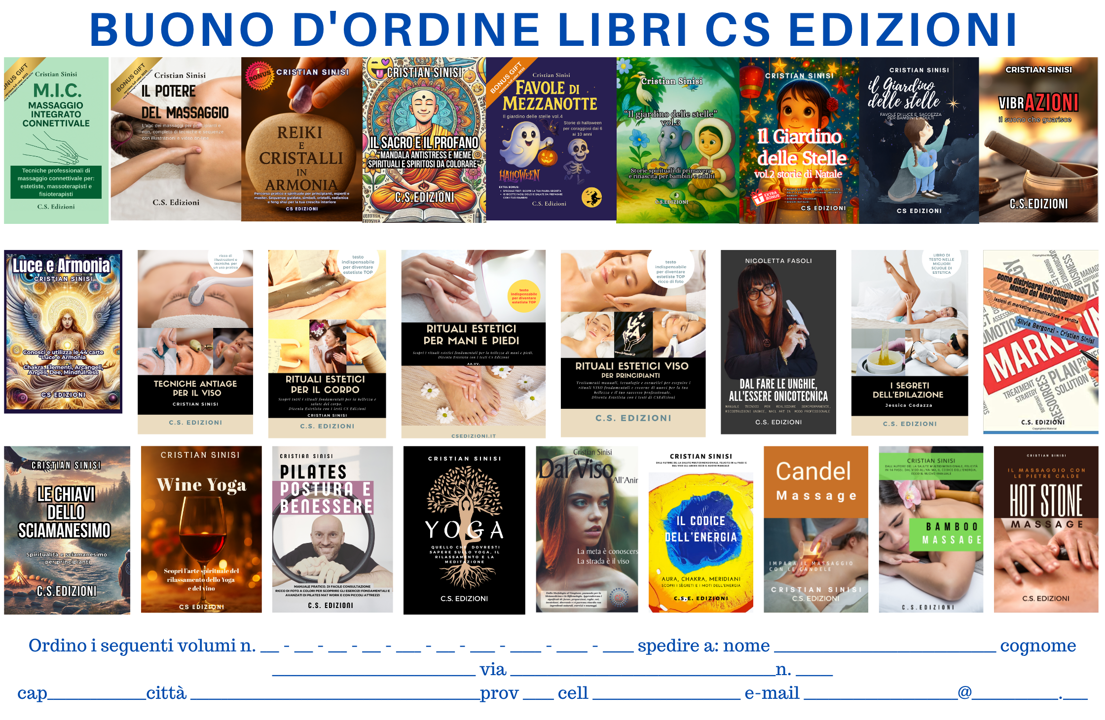 2025 volumi C.S. EDIZIONI - cristian sinisi